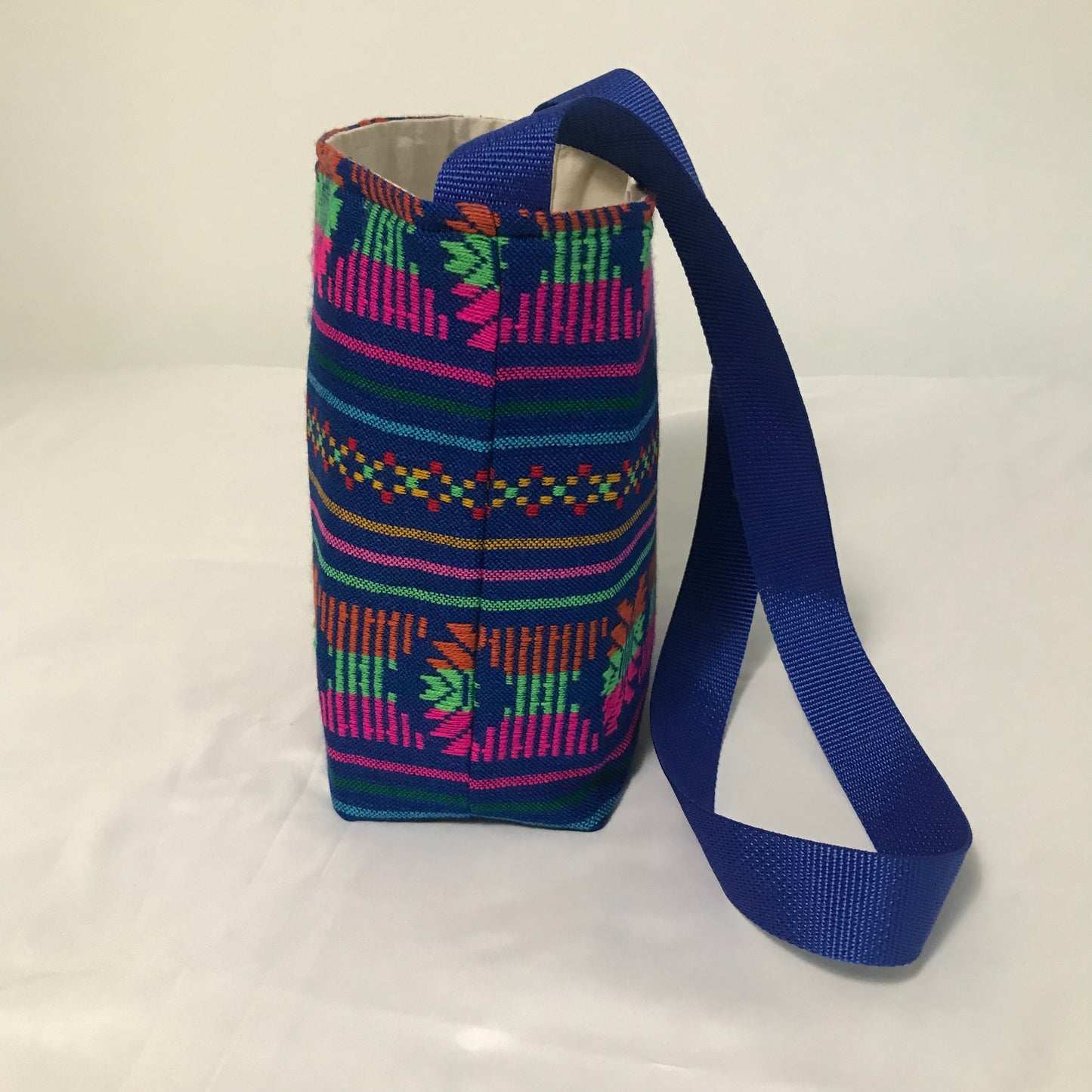 Beautiful Mexican Blue Tote Bag with Pattern