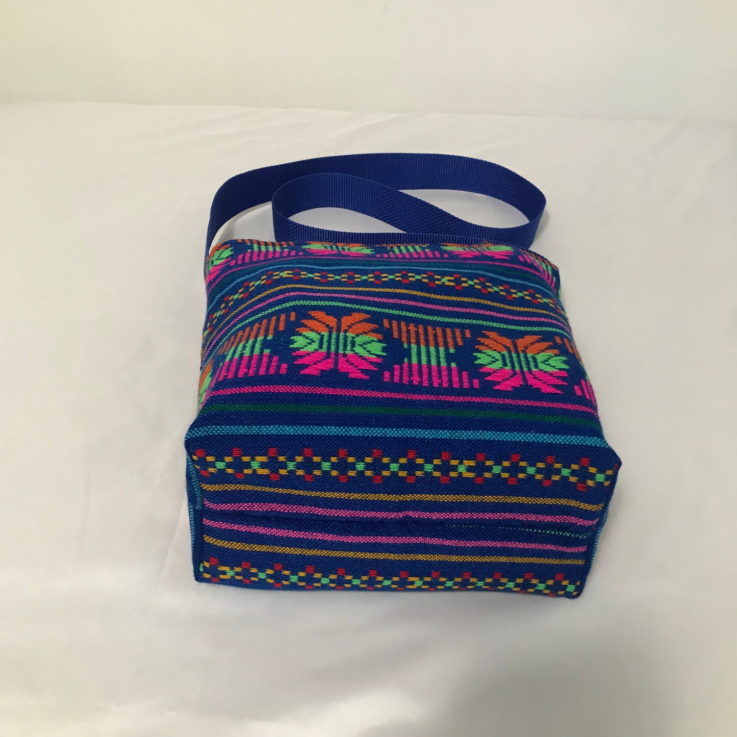 Beautiful Mexican Blue Tote Bag with Pattern