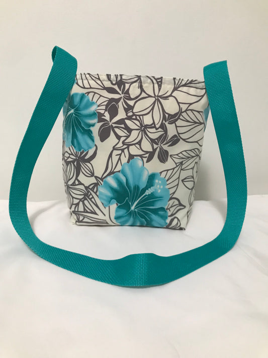 Floral Crossbody Tote Bag