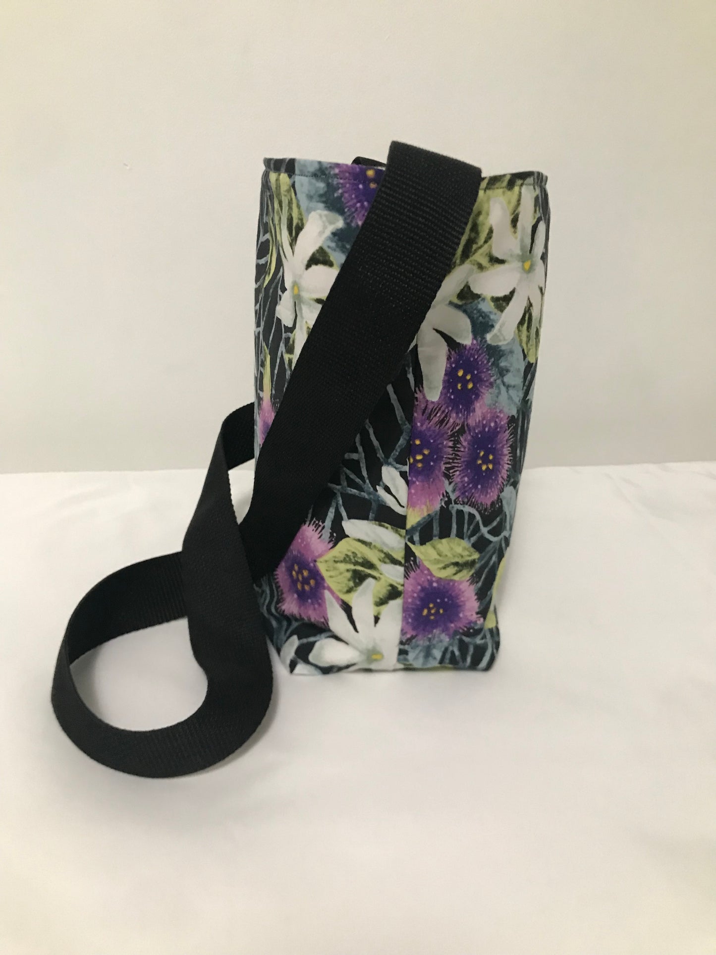 Floral Crossbody Tote Bag