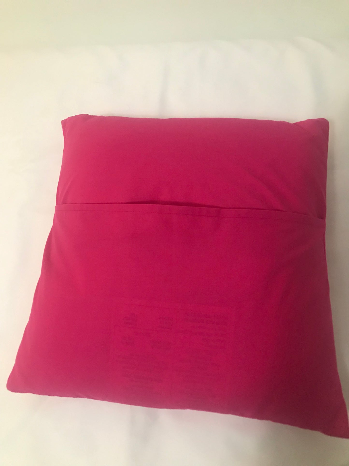 Mexican Pink Pillow Cover 16x16, Mexican Home Decor