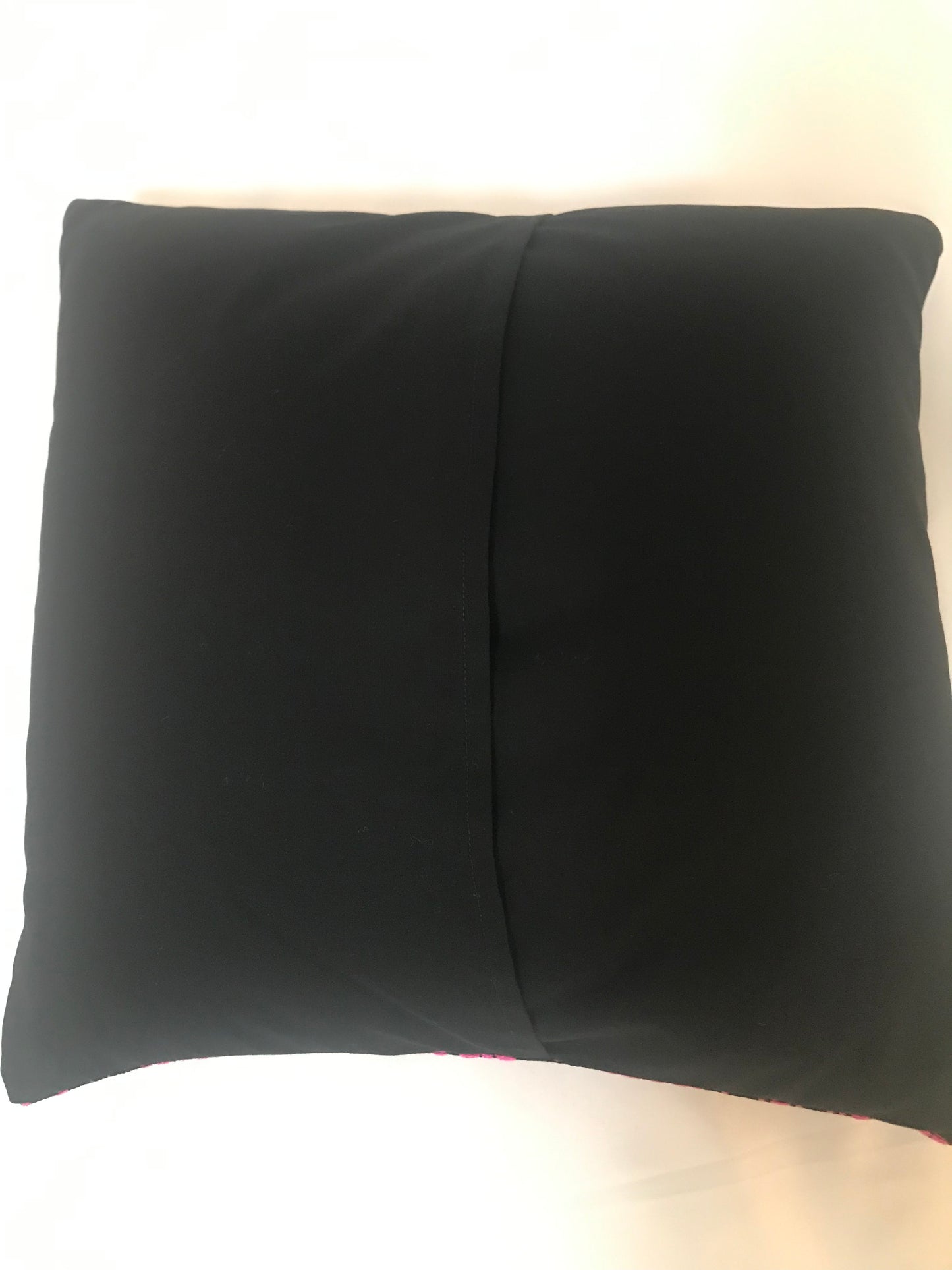 Mexican Black Pillow Cover 16x16, Mexican Home Decor